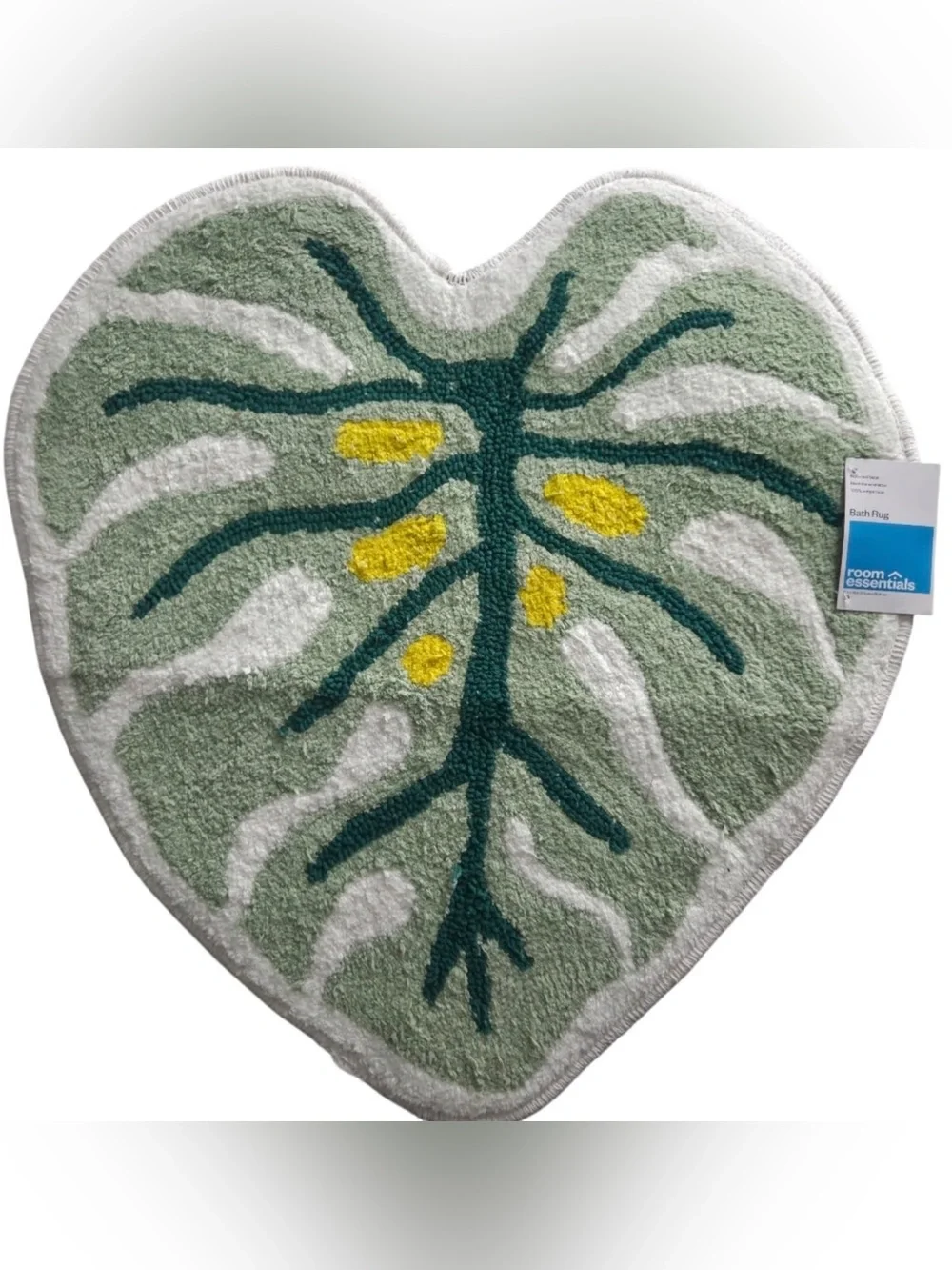 Monstera Leaf-Shaped Bath Rug